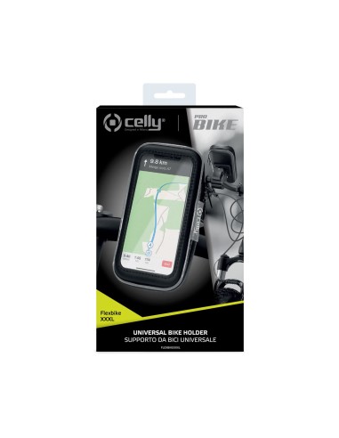 Celly FlexBike XXXL Supporto passivo Telefono cellulare smartphone Nero