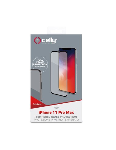 Celly FULLGLASS1002BK protezione per lo schermo e il retro dei telefoni cellulari Pellicola proteggischermo trasparente Apple 1
