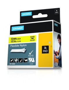 Dymo NASTRO DA 12MMX3.5M NYLON N G D1 RHINOPRO 18490A 0071701184900 MATERIALE DI CONSUMO 2