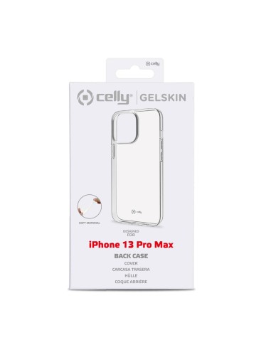 Celly GELSKIN Apple iPhone 13 Pro Max custodia per cellulare 17 cm (6.7") Cover Trasparente