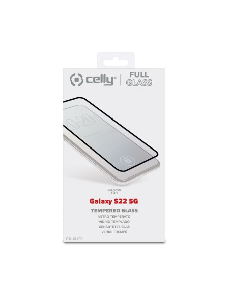 Celly FULLGLASS1010BK protezione per lo schermo e il retro dei telefoni cellulari Pellicola proteggischermo trasparente Samsung