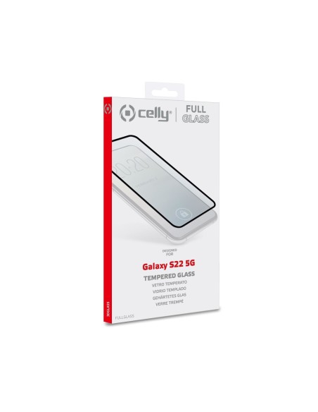 Celly FULLGLASS1010BK protezione per lo schermo e il retro dei telefoni cellulari Pellicola proteggischermo trasparente Samsung