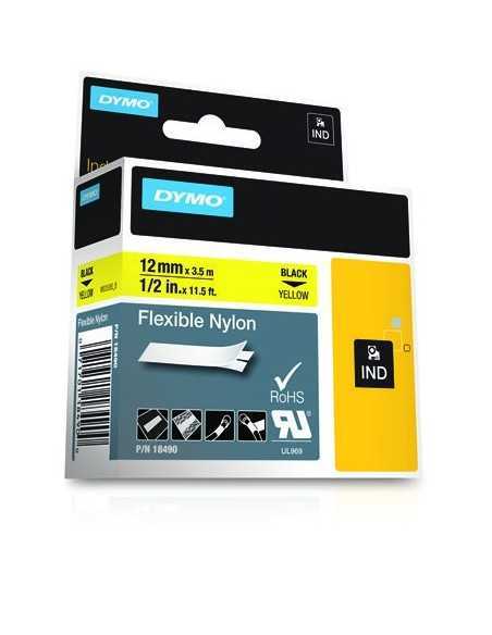 Dymo NASTRO DA 12MMX3.5M NYLON N G D1 RHINOPRO 18490A 0071701184900 MATERIALE DI CONSUMO