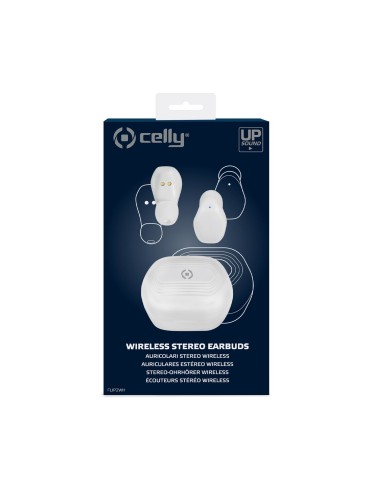 Celly FLIP2 Auricolare True Wireless Stereo (TWS) In-ear Musica e Chiamate USB tipo-C Bluetooth Bianco