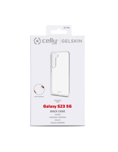 Celly GELSKIN1032 custodia per cellulare 15,5 cm (6.1") Cover Trasparente