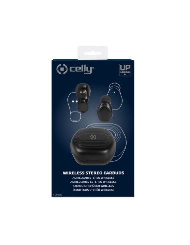Celly FLIP2 Auricolare True Wireless Stereo (TWS) In-ear Musica e Chiamate USB tipo-C Bluetooth Nero