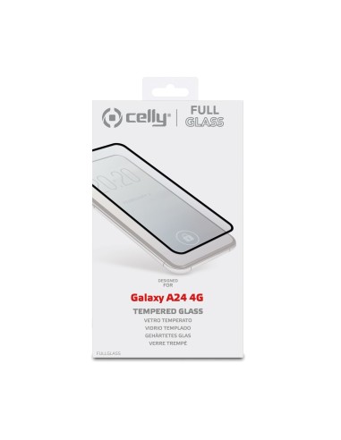 Celly FULL GLASS GALAXY A24 4G BLACK Pellicola proteggischermo trasparente Samsung 1 pz
