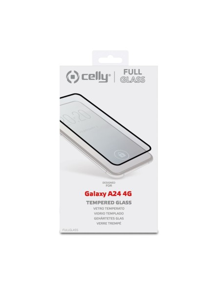 Celly FULL GLASS GALAXY A24 4G BLACK Pellicola proteggischermo trasparente Samsung 1 pz