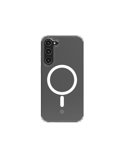 Celly GELSKINMAG1032 custodia per cellulare 15,5 cm (6.1") Cover Trasparente, Bianco