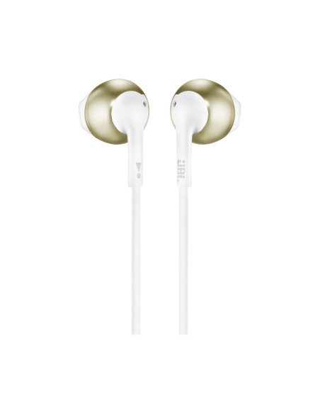 JBL Tune 205 Auricolare Cablato In-ear MUSICA Champagne, Oro