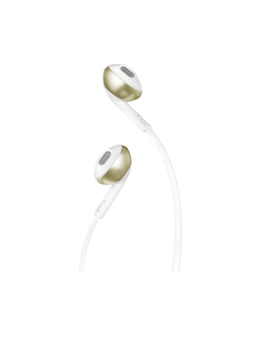 JBL Tune 205 Auricolare Cablato In-ear MUSICA Champagne, Oro