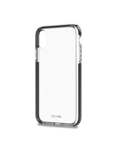 Celly HEXAGON998BK custodia per cellulare 15,5 cm (6.1") Custodia con bordo Nero, Trasparente