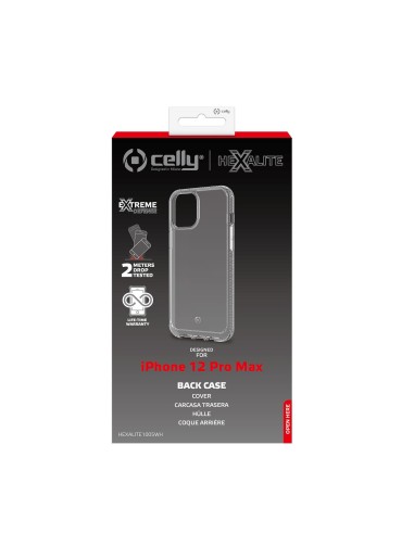 Celly HEXALITE1005WH custodia per cellulare 17 cm (6.7") Cover Trasparente