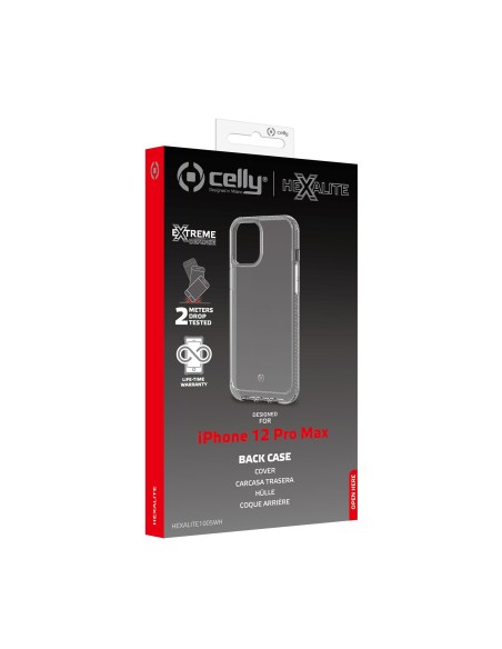 Celly HEXALITE1005WH custodia per cellulare 17 cm (6.7") Cover Trasparente Celly HEXALITE1005WH custodia per cellulare 17 cm (6.7") Cover Trasparente