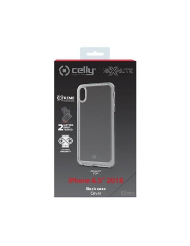 Celly Hexalite custodia per cellulare 16,5 cm (6.5") Cover Trasparente