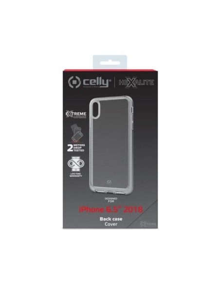 Celly Hexalite custodia per cellulare 16,5 cm (6.5") Cover Trasparente
