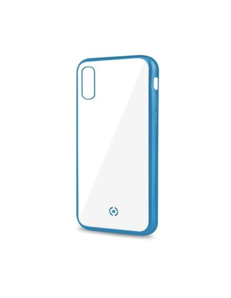 Celly Laser Matt custodia per cellulare 16,5 cm (6.5") Cover Trasparente, Blu