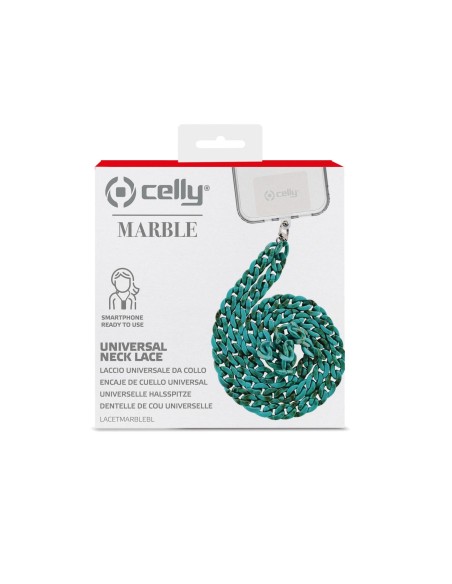 Celly LACETMARBLEBL accessorio per smartphone e telefoni cellulari Gancio
