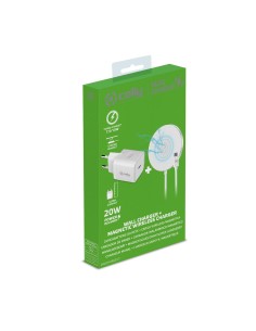 Celly Magchargekit Universale Bianco AC Carica wireless Interno 2