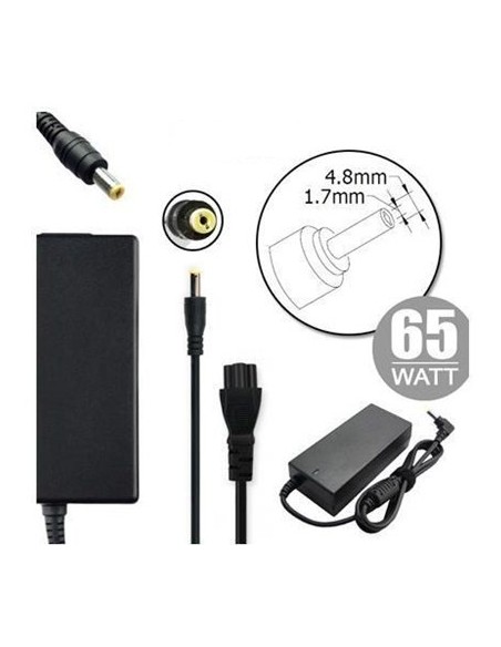 Nilox NLX65W-HP04D adattatore e invertitore Interno 65 W Nero
