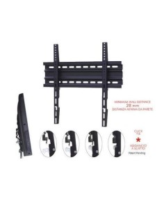 Nilox NX06144 Supporto TV a parete 127 cm (50") Nero 2