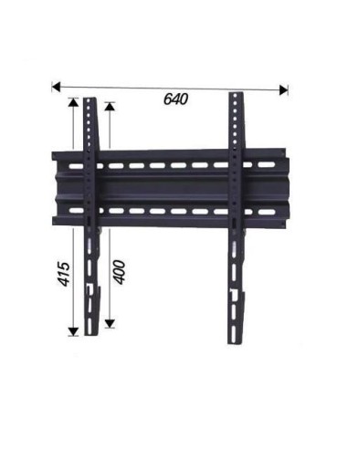 Nilox NX06144 Supporto TV a parete 127 cm (50") Nero
