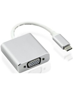 Nilox USB Type-C - VGA M F adattatore grafico USB Argento