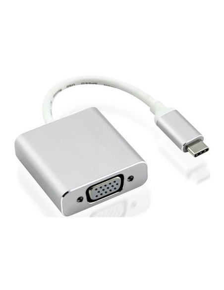 Nilox USB Type-C - VGA M F adattatore grafico USB Argento