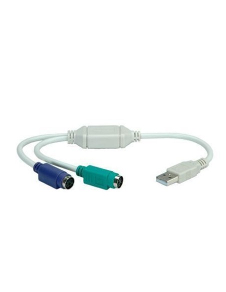 Nilox NX120200103 cavo PS 2 2x 6-p Mini-DIN USB A Bianco