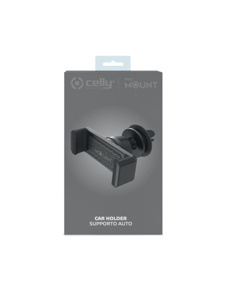 Celly MOUNTVENTBK supporto per personal communication Supporto passivo Telefono cellulare smartphone Nero Celly MOUNTVENTBK supporto per personal communication Supporto passivo Telefono cellulare smartphone Nero