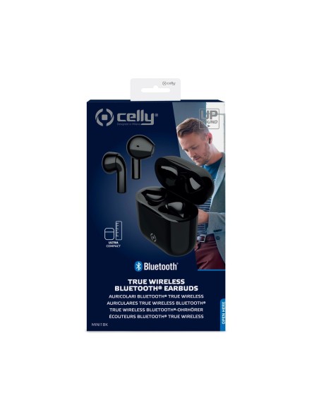 Celly Mini1 Auricolare Wireless In-ear Musica e Chiamate USB tipo-C Bluetooth Nero