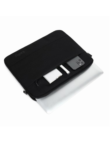 Celly NOMADSLEEVEBK borsa per laptop 33 cm (13") Custodia a tasca Nero