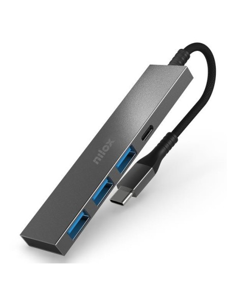 Nilox NXHUBUSBC02 hub di interfaccia USB 3.2 Gen 1 (3.1 Gen 1) Type-A + Type-C 625 Mbit s
