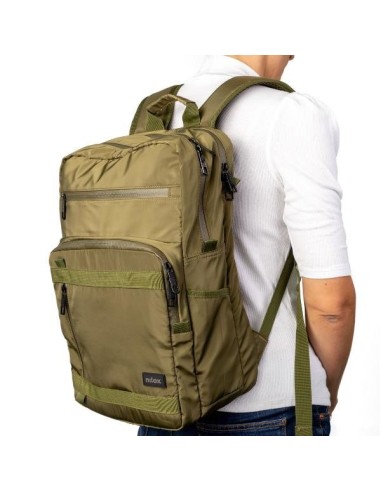 Nilox NXBK013 zaino Zaino casual Verde Poliestere