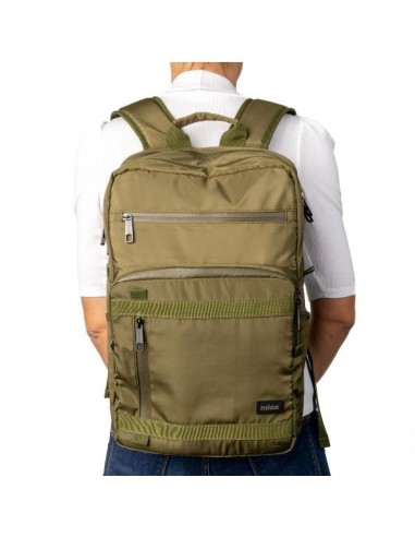 Nilox NXBK013 zaino Zaino casual Verde Poliestere