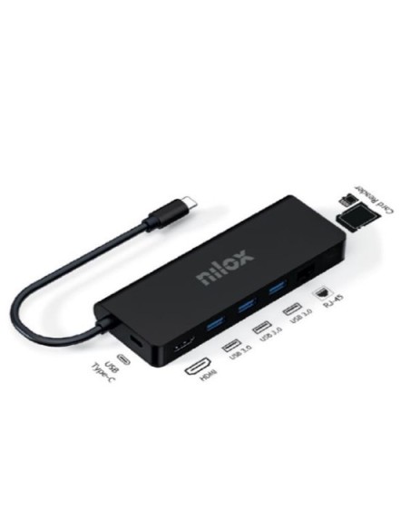Nilox DOCK USB-C 8 IN 1 HDMI 4K 0 Mbit s