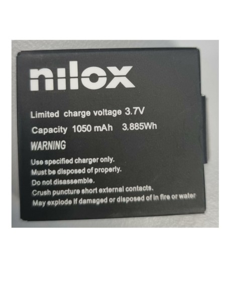 Nilox NXBATDUALS01 accessorio per fotocamera sportiva Batteria per fotocamera