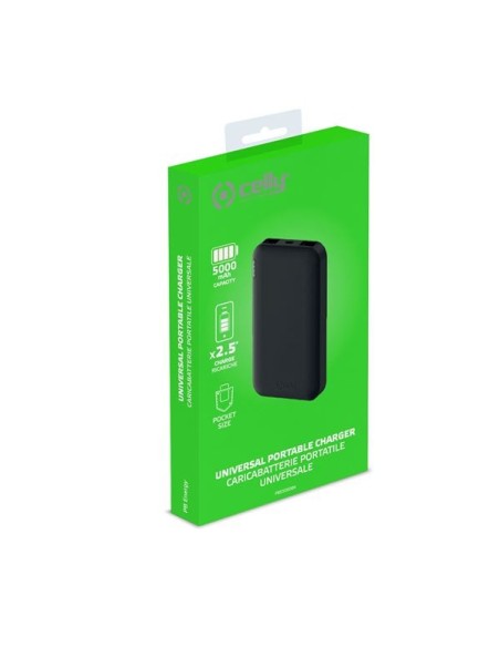Celly PBE5000 Ioni di Litio 5000 mAh Nero
