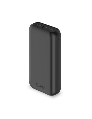 Celly Powerbank Energy 20000 [SHOCK] Ioni di Litio 20000 mAh Nero