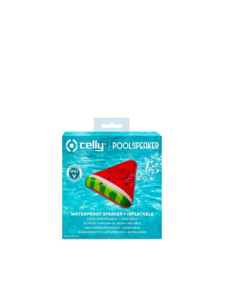 Celly Poolspeaker Altoparlante portatile mono Multicolore, Rosso 3 W