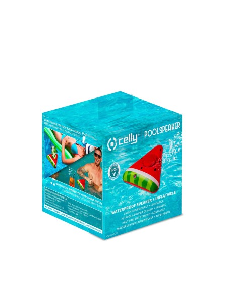 Celly Poolspeaker Altoparlante portatile mono Multicolore, Rosso 3 W