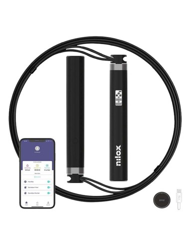 Nilox NXSMARTROPE corda per saltare Nero Bluetooth
