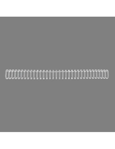 GBC Spirali metalliche WireBind bianche 11 mm (100)