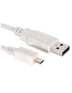 Nilox 1.8m USB 2.0 A - Micro USB 2.0 B M M cavo USB 1,8 m USB A Micro-USB B Bianco