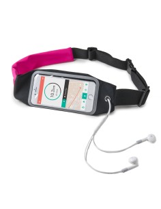 Celly RUNBDUOXXLPK custodia per cellulare 16,5 cm (6.5") Custodia a cintura Nero, Rosa