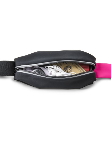 Celly RUNBDUOXXLPK custodia per cellulare 16,5 cm (6.5") Custodia a cintura Nero, Rosa