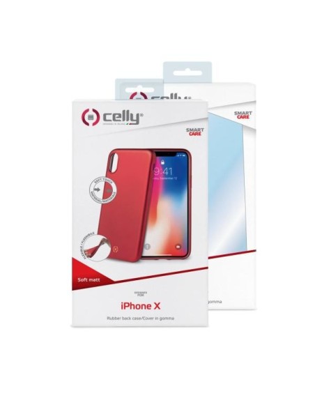 Celly SOFTMATT900RD custodia per cellulare 14,9 cm (5.85") Cover Rosso Celly SOFTMATT900RD custodia per cellulare 14,9 cm (5.85") Cover Rosso