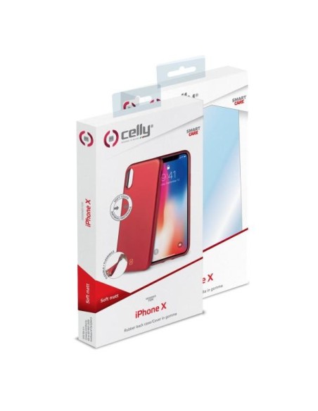 Celly SOFTMATT900RD custodia per cellulare 14,9 cm (5.85") Cover Rosso Celly SOFTMATT900RD custodia per cellulare 14,9 cm (5.85") Cover Rosso