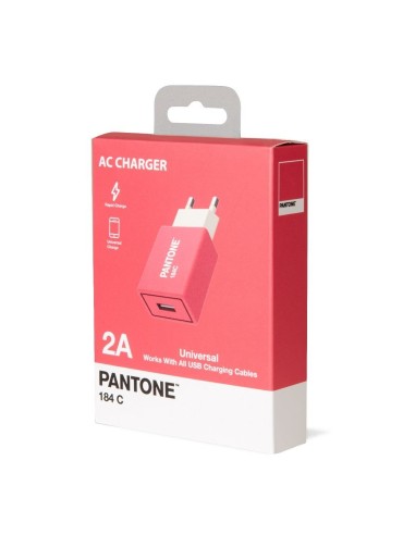 Celly PT-AC1USBP Caricabatterie per dispositivi mobili Universale Rosa AC Interno