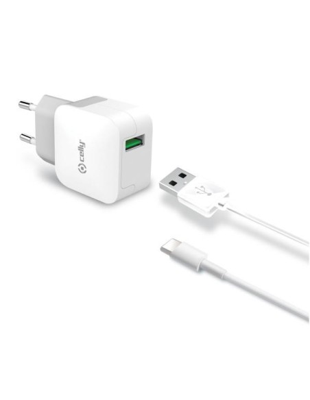 Celly TCUSBTYPEC Caricabatterie per dispositivi mobili Universale Bianco USB Interno